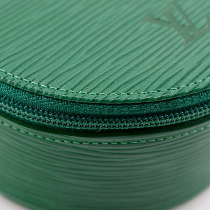 Louis Vuitton Ecrin Bijou 12 Jewelry Case Pouch M48204 Epi Leather Borneo Green