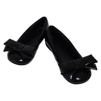 Loewe Flat Shoes 39 Ladies - Black Ribbon Puffer Ballerina Outsole Reupholstered