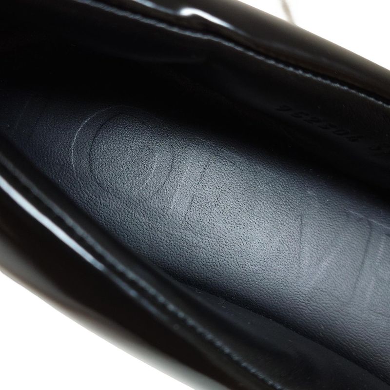 Loewe Flat Shoes 39 Ladies - Black Ribbon Puffer Ballerina Outsole Reupholstered