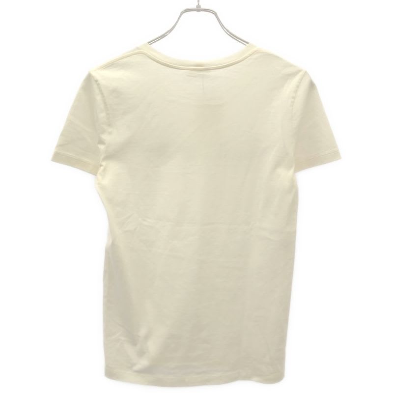 Celine LA Peau Nue Flocked T-Shirt 2 Q White XS