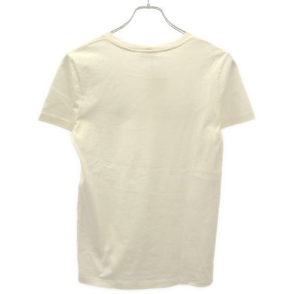 Celine LA Peau Nue Flocked T-Shirt 2 Q White XS