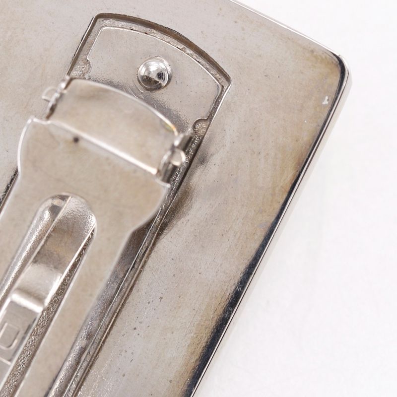 Chanel Cocomark Spring Collection Metal Silver 98p Ladies Barrette