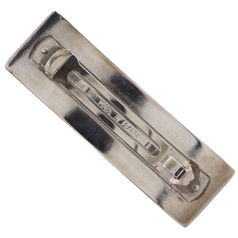 Chanel Cocomark Spring Collection Metal Silver 98p Ladies Barrette