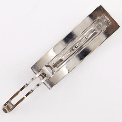 Chanel Cocomark Spring Collection Metal Silver 98p Ladies Barrette