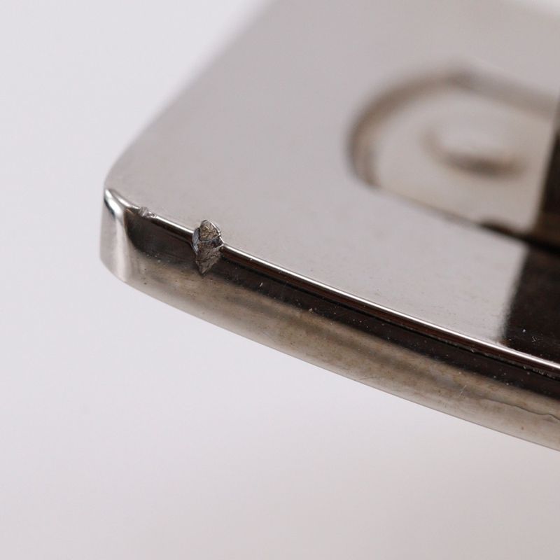 Chanel Cocomark Spring Collection Metal Silver 98p Ladies Barrette