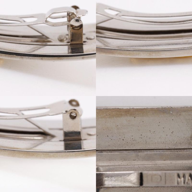 Chanel Cocomark Spring Collection Metal Silver 98p Ladies Barrette