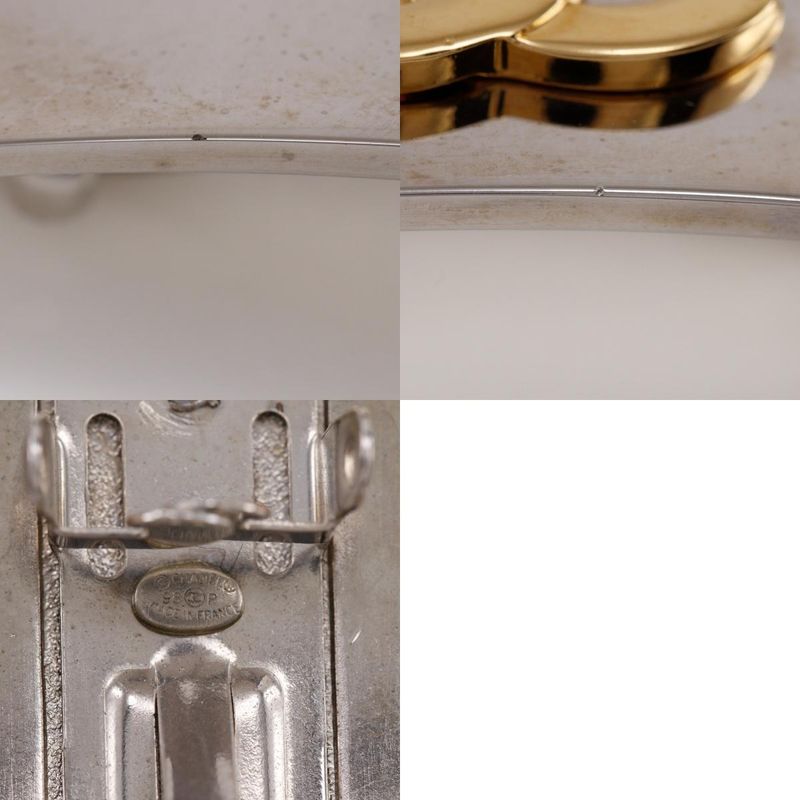 Chanel Cocomark Spring Collection Metal Silver 98p Ladies Barrette