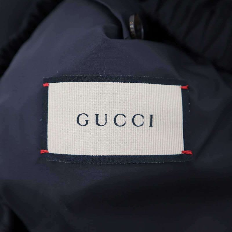 Gucci 23 SS Metamorfosi Logo Print Zip Design Jacket Zahlw Black 48