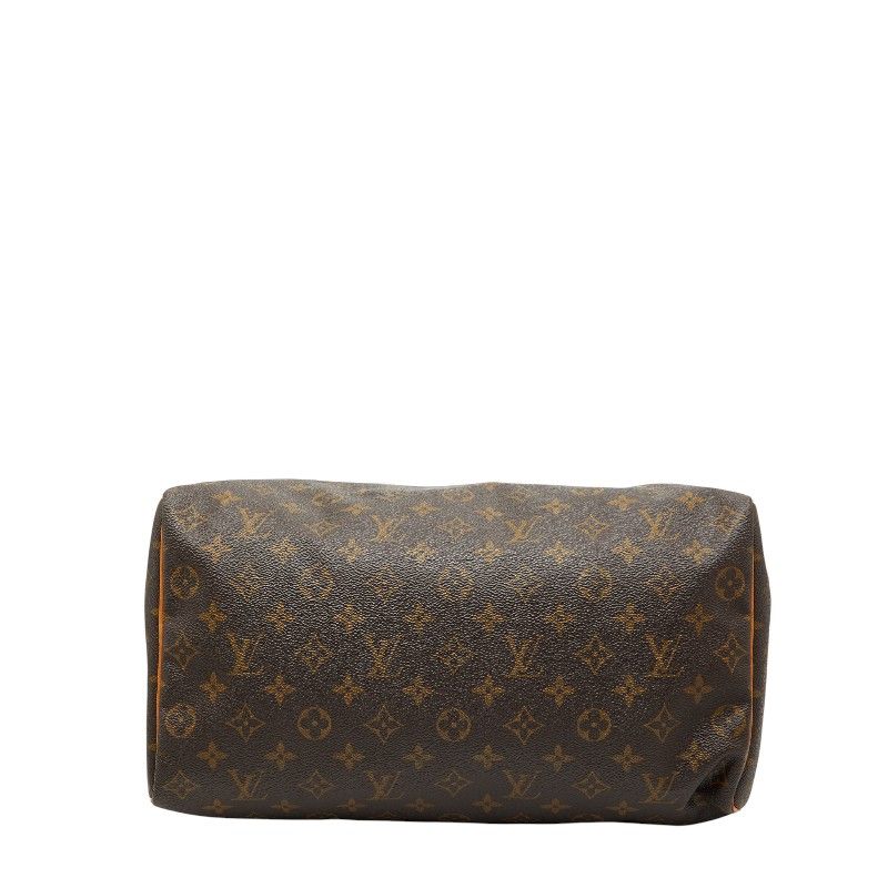 Louis Vuitton Monogram Speedy 35 Handbag Boston Bag Travel Bag M41524 Brown PVC