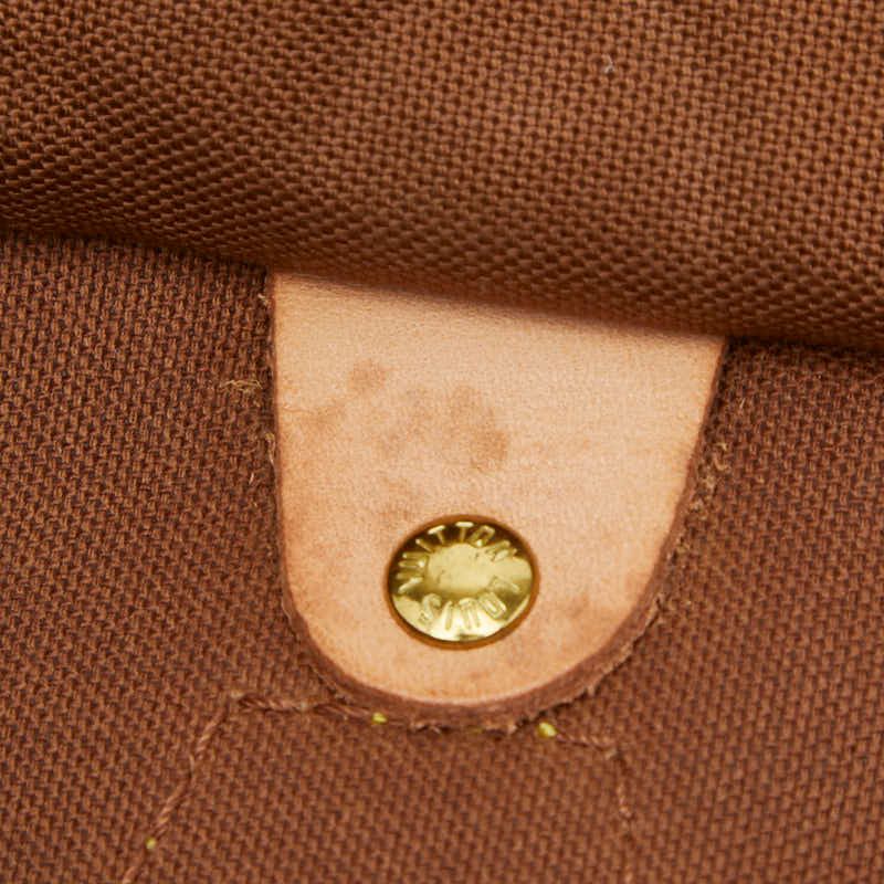 Louis Vuitton Monogram Speedy 35 Handbag Boston Bag Travel Bag M41524 Brown PVC