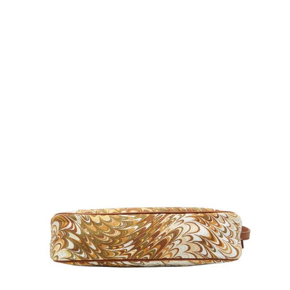 Celine Shoulder Bag Shoulder Brown White Canvas Leather Ladies Celine