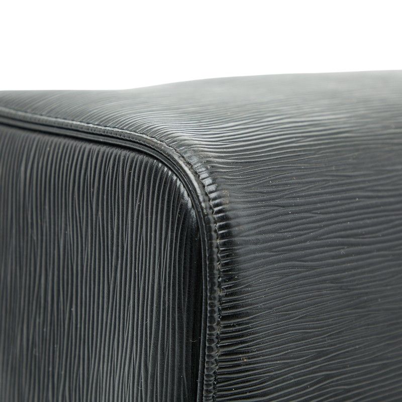 Louis Vuitton Epi Speedy 35 Handbag Boston Bag M42992 Noir Black Leather