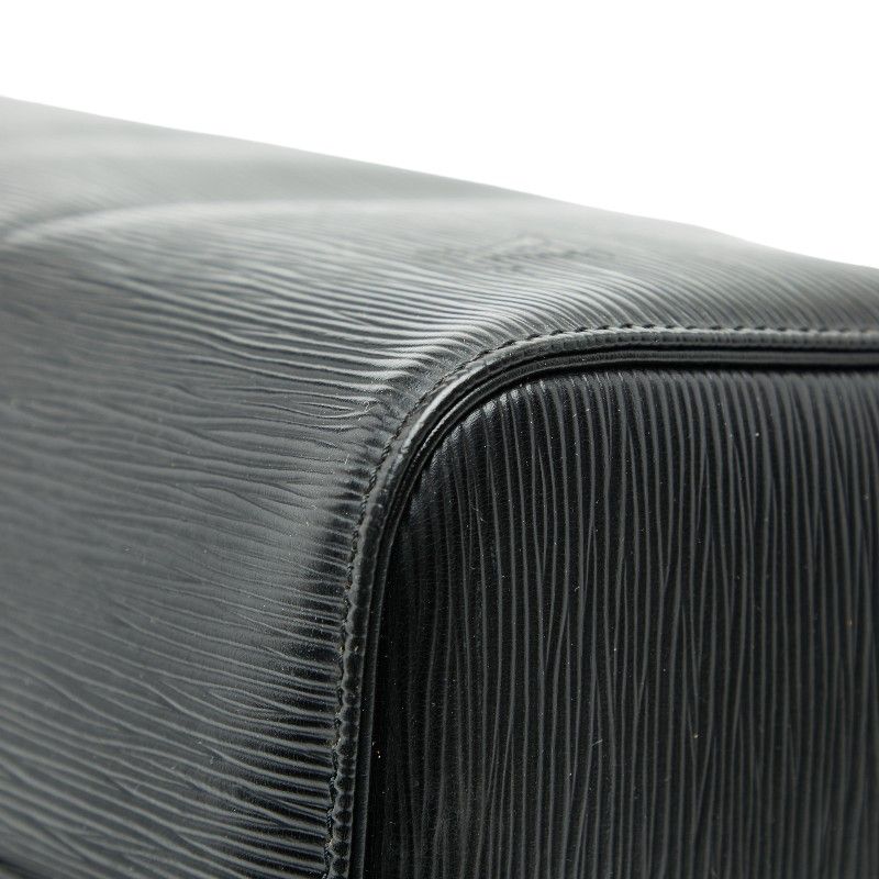 Louis Vuitton Epi Speedy 35 Handbag Boston Bag M42992 Noir Black Leather