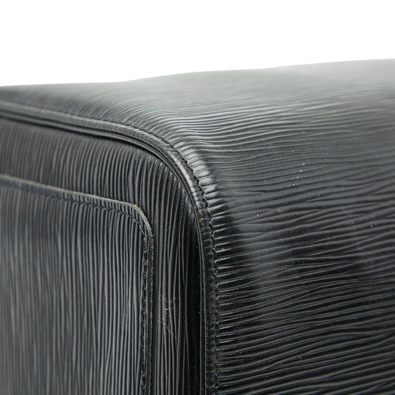 Louis Vuitton Epi Speedy 35 Handbag Boston Bag M42992 Noir Black Leather