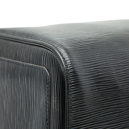 Louis Vuitton Epi Speedy 35 Handbag Boston Bag M42992 Noir Black Leather