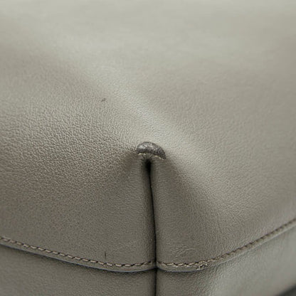 Saint Laurent Toy Shopping Handbag Shoulder Bag 2way 498612 Gray Leather