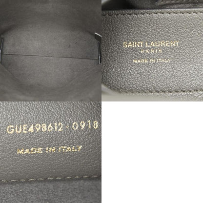 Saint Laurent Toy Shopping Handbag Shoulder Bag 2way 498612 Gray Leather