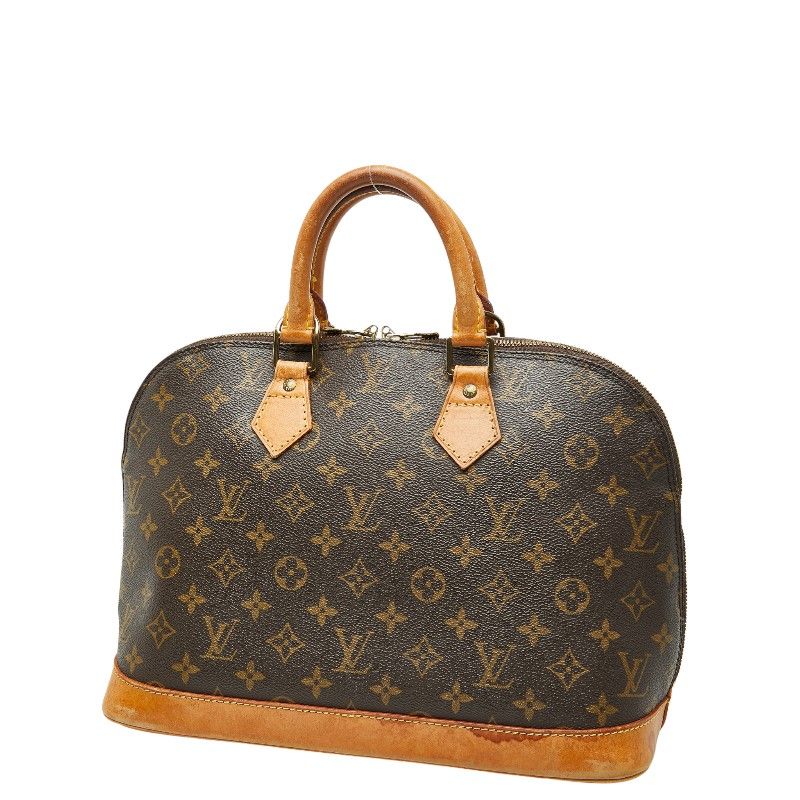 Louis Vuitton Monogram Alma PM M51130 Brown PVC Leather Women's Louis Vuitton