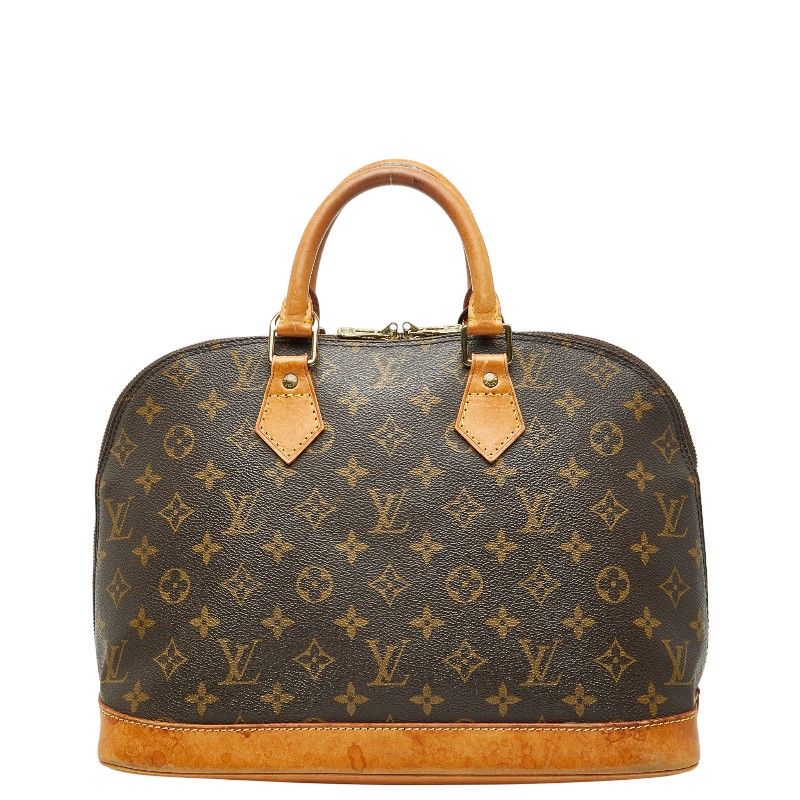 Louis Vuitton Monogram Alma PM M51130 Brown PVC Leather Women's Louis Vuitton
