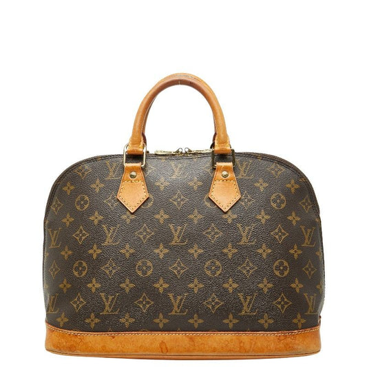 Louis Vuitton Monogram Alma PM M51130 Brown PVC Leather Women's Louis Vuitton