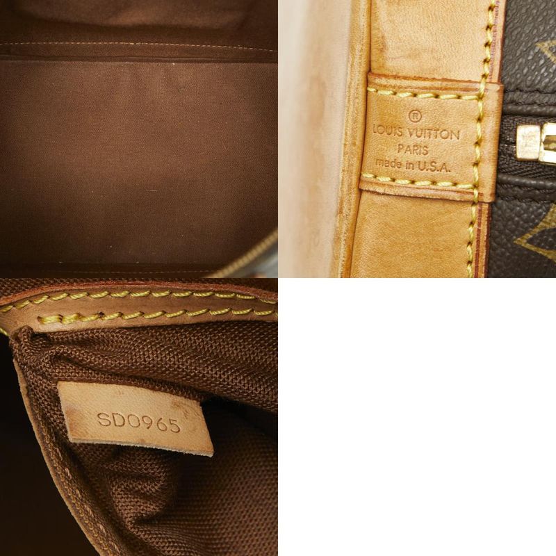 Louis Vuitton Monogram Alma PM M51130 Brown PVC Leather Women's Louis Vuitton
