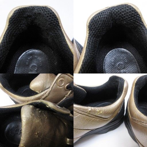 Chanel Sneakers Coco Mark Leather Cut-out Lace Up 36 Approx 23 cm