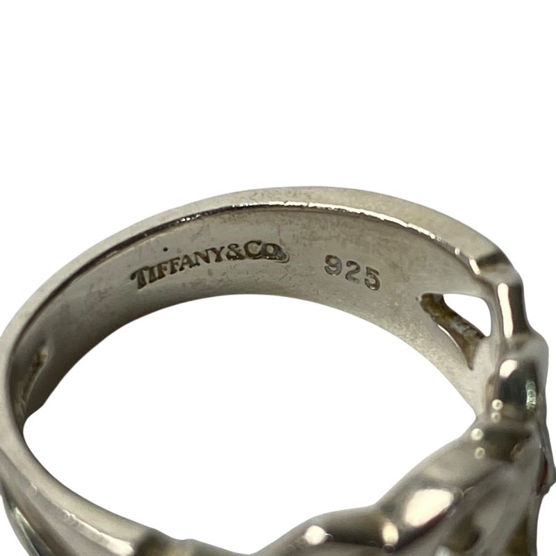 Tiffany & Co Tiffany Women's Triple Loving Heart Ring Sv925 No 10