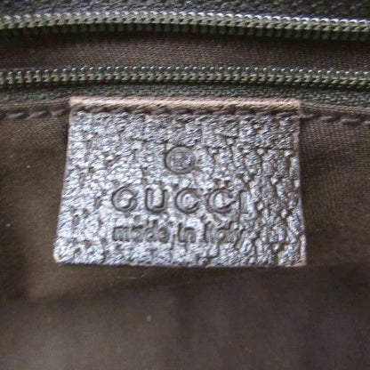 Gucci Sherry Line Printhie GG Canvas Handbag Mini Boston Cut Leather 161720