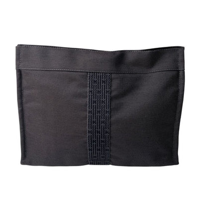 Unused Hermes Men's Her Line Canvas Clutch Bag Pouch