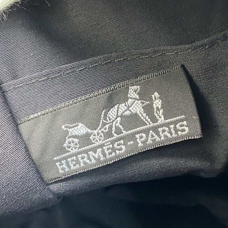 Unused Hermes Men's Her Line Canvas Clutch Bag Pouch