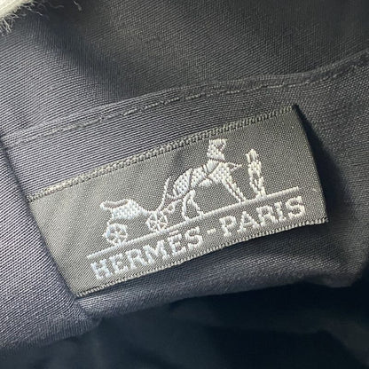 Unused Hermes Men's Her Line Canvas Clutch Bag Pouch