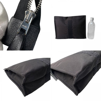 Unused Hermes Men's Her Line Canvas Clutch Bag Pouch