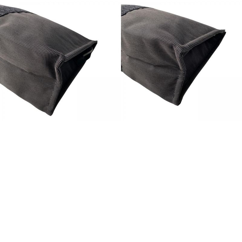 Unused Hermes Men's Her Line Canvas Clutch Bag Pouch