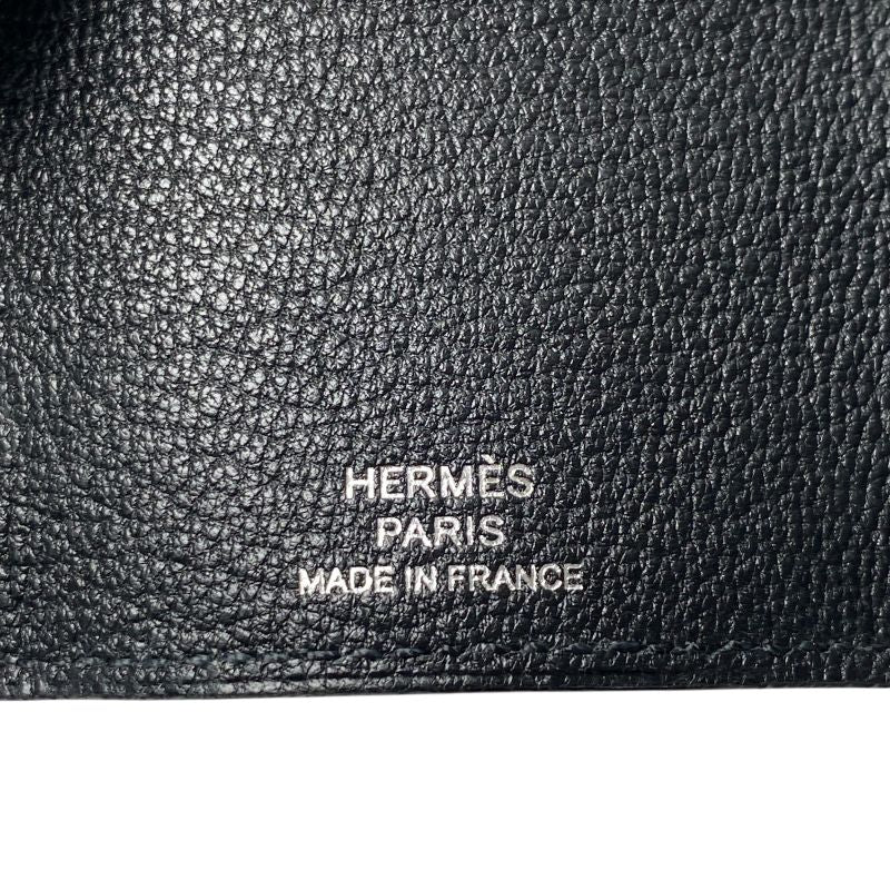 Hermes Women's Bearn 4 Key Case Vshardware W Engraved Chevre Misor Black