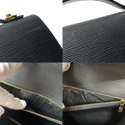 Louis Vuitton Women's Epi Monceau Noir Black Gold Hardware 2way Shoulder Bag