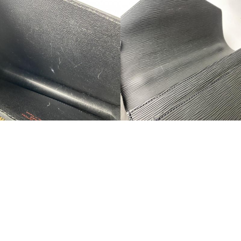 Louis Vuitton Women's Epi Monceau Noir Black Gold Hardware 2way Shoulder Bag