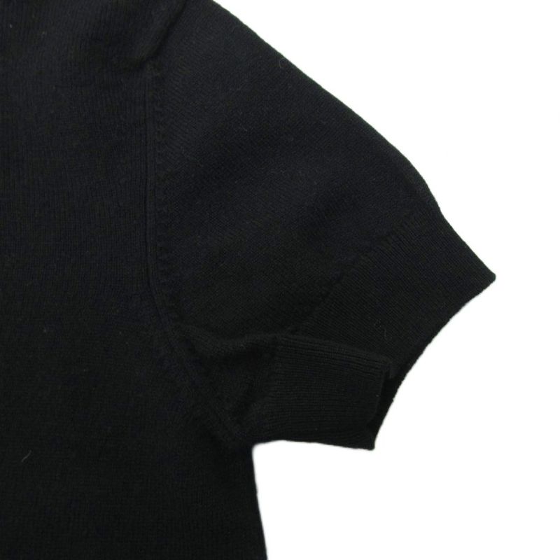 Hermes Cashmere Knit Sweater Short Length Short Sleeves Made In England 38