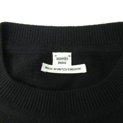 Hermes Cashmere Knit Sweater Short Length Short Sleeves Made In England 38