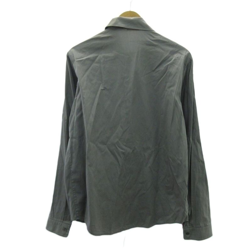 Prada Sport 00s Shirt Wing Button Logo Gray M