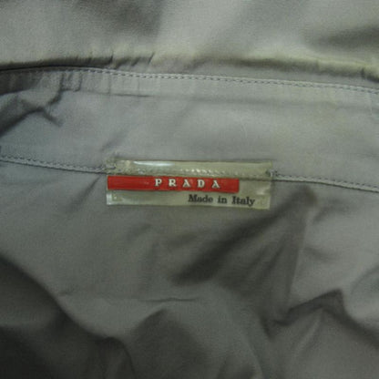 Prada Sport 00s Shirt Wing Button Logo Gray M