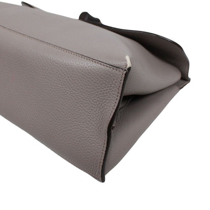 Gucci Bamboo Daily Medium Leather Red Handbag Silver 392013