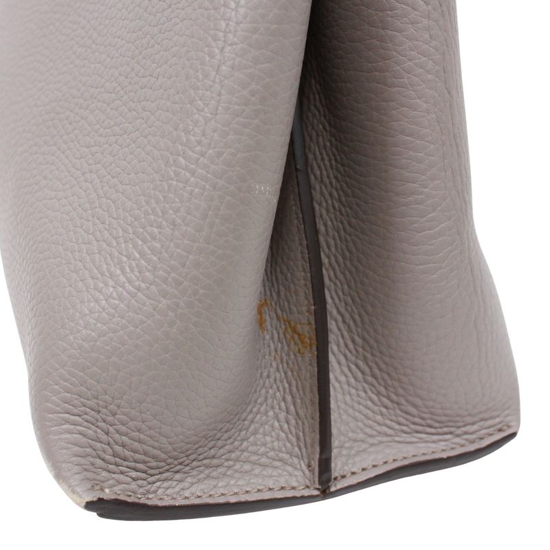 Gucci Bamboo Daily Medium Leather Red Handbag Silver 392013