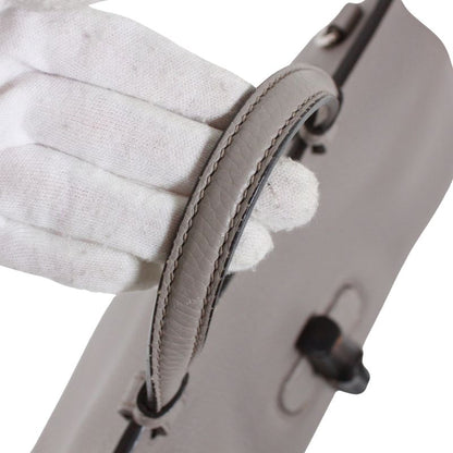 Gucci Bamboo Daily Medium Leather Red Handbag Silver 392013