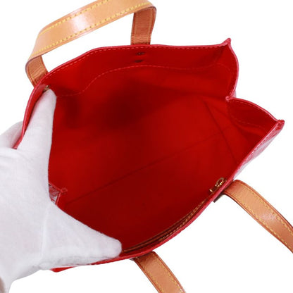 Louis Vuitton Reed PM Monogram Vernis Monogram Vernis Rouge Leather Red Handbag