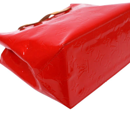 Louis Vuitton Reed PM Monogram Vernis Monogram Vernis Rouge Leather Red Handbag