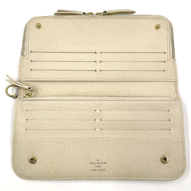 Louis Vuitton Portefeuille Antholite Damier Azure Damier Azure Leather × PVC