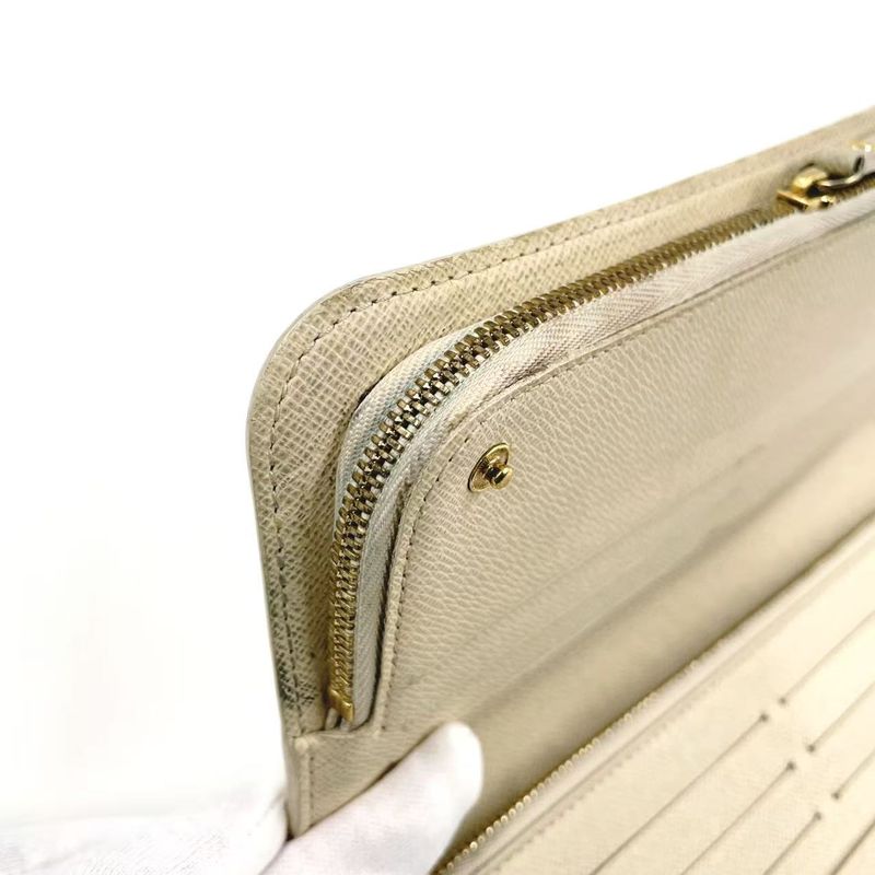 Louis Vuitton Portefeuille Antholite Damier Azure Damier Azure Leather × PVC