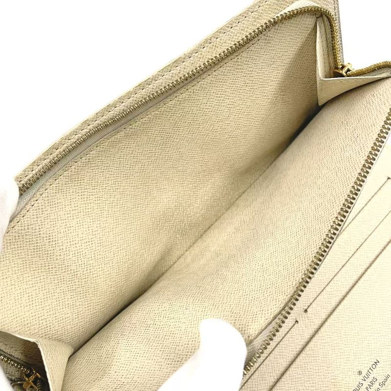 Louis Vuitton Portefeuille Antholite Damier Azure Damier Azure Leather × PVC