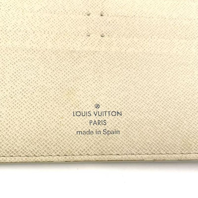 Louis Vuitton Portefeuille Antholite Damier Azure Damier Azure Leather × PVC