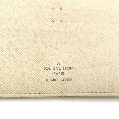 Louis Vuitton Portefeuille Antholite Damier Azure Damier Azure Leather × PVC